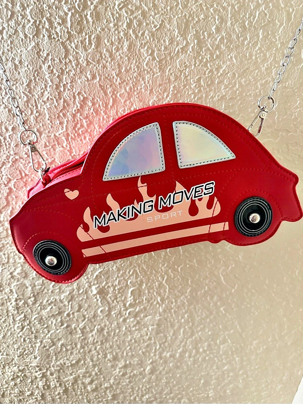 Red Car Crossbody Bag  New